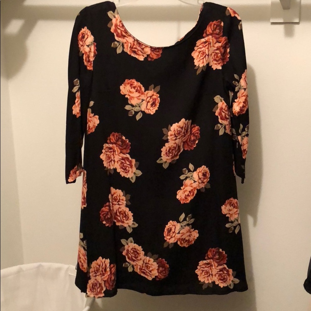 Black Floral Dress